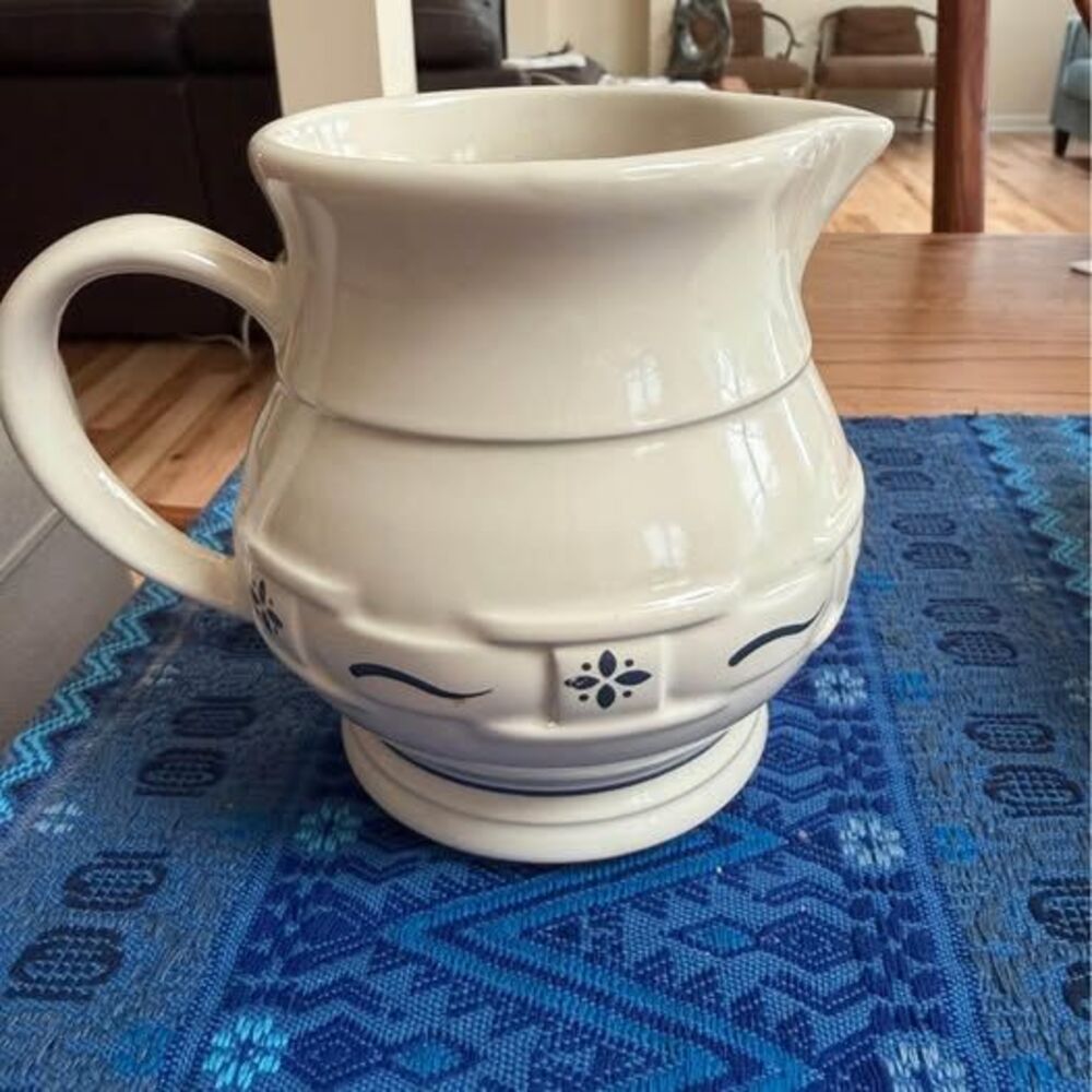 Vintage Longaberger 6” high pitcher